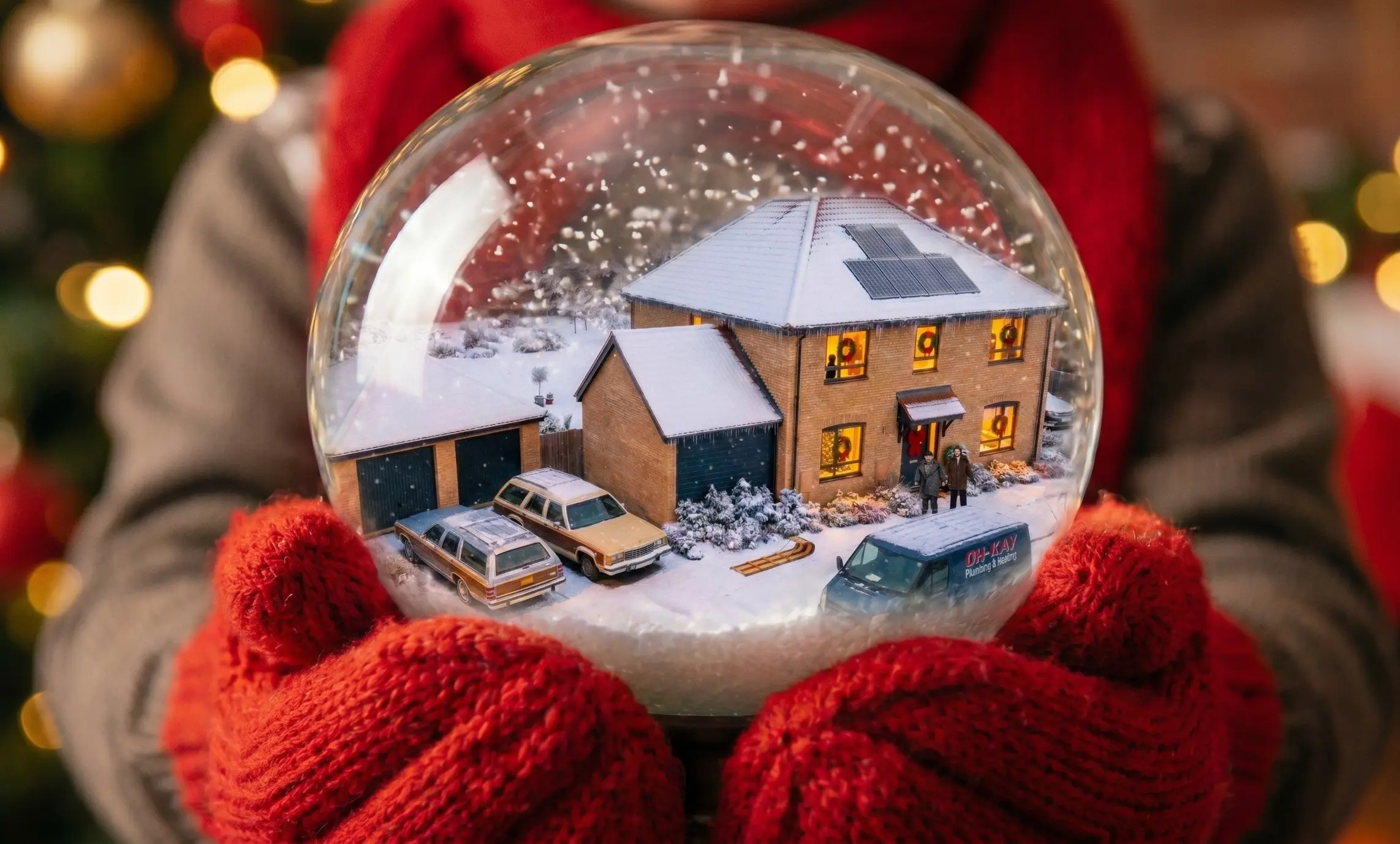 Home Alone inspired AI aerial home portrait — Skyline Drone Services