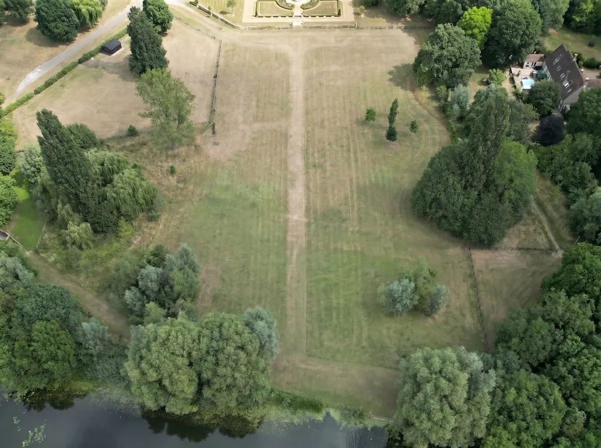 Formal garden oblique aerial photography — Skyline Drone Services
