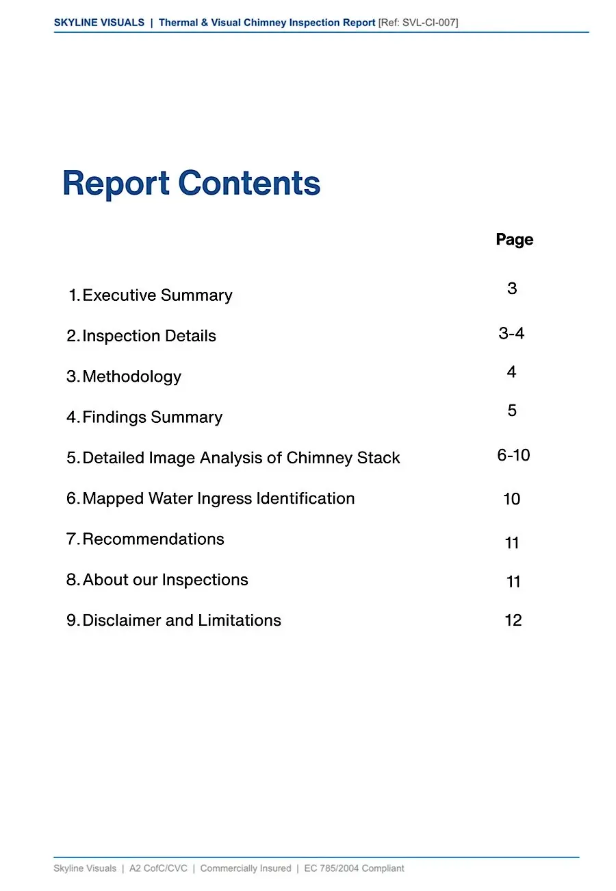 12-Page Thermal Inspection Report page 2