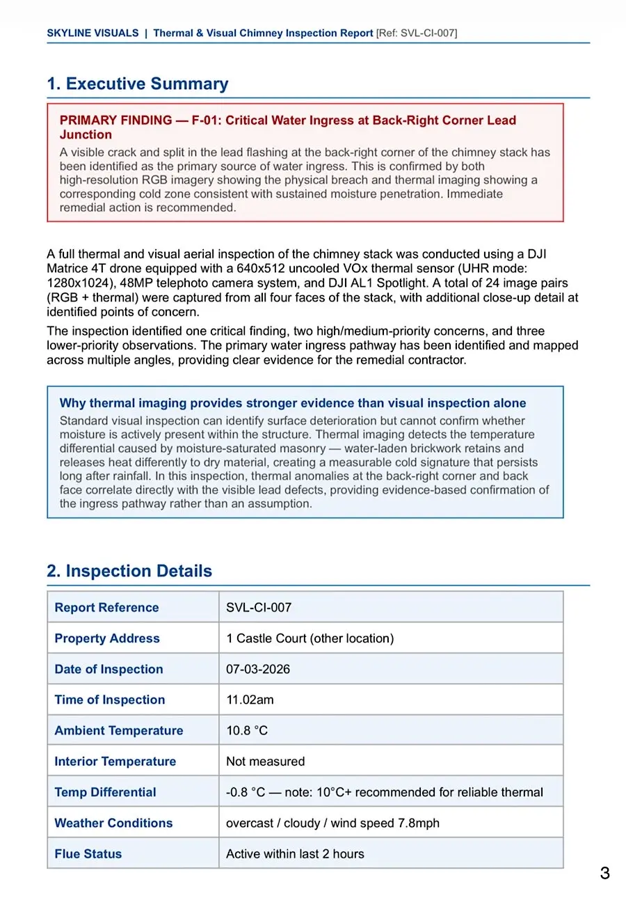 12-Page Thermal Inspection Report page 3